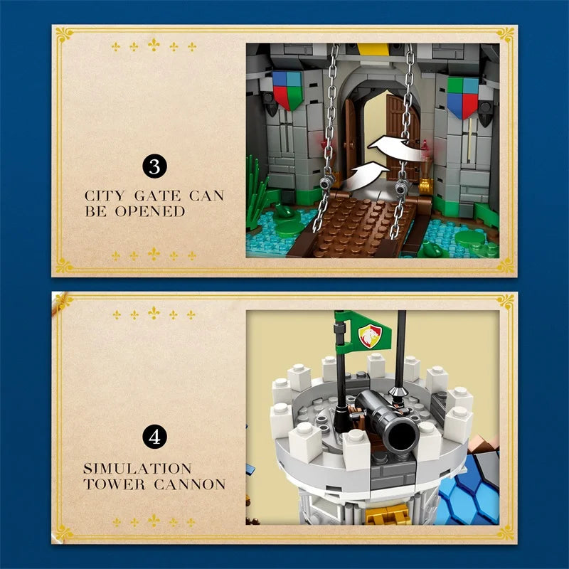 Reobrix 66006 Medieval Castle Building Set