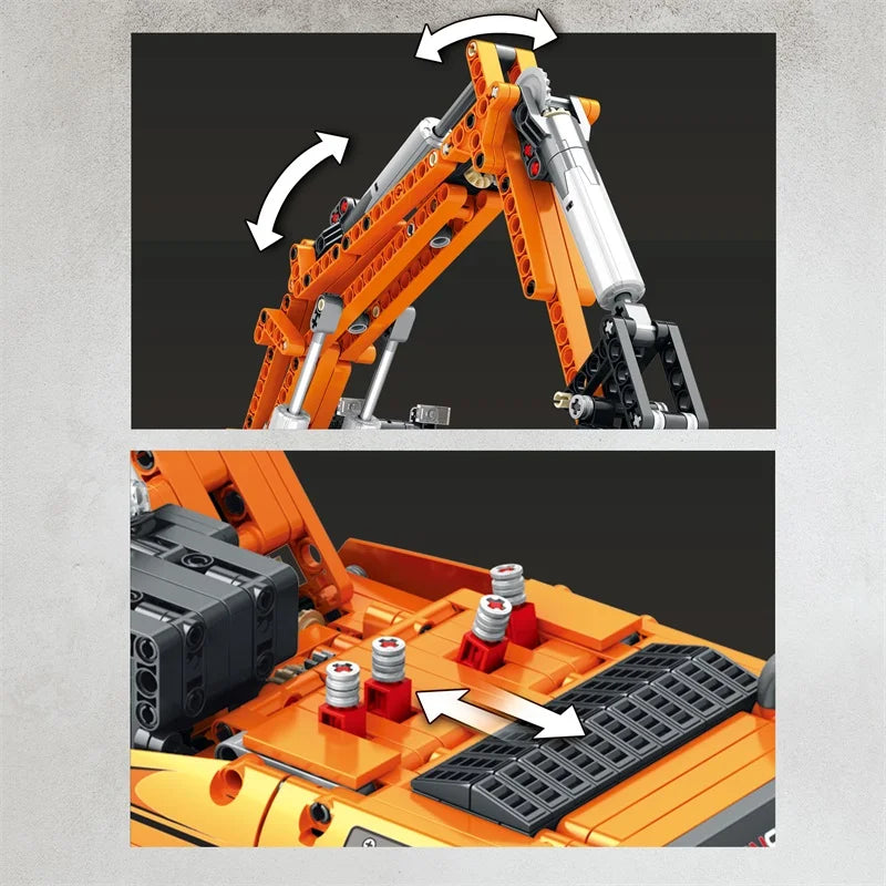 Reobrix 22003 RC Excavator Building Set