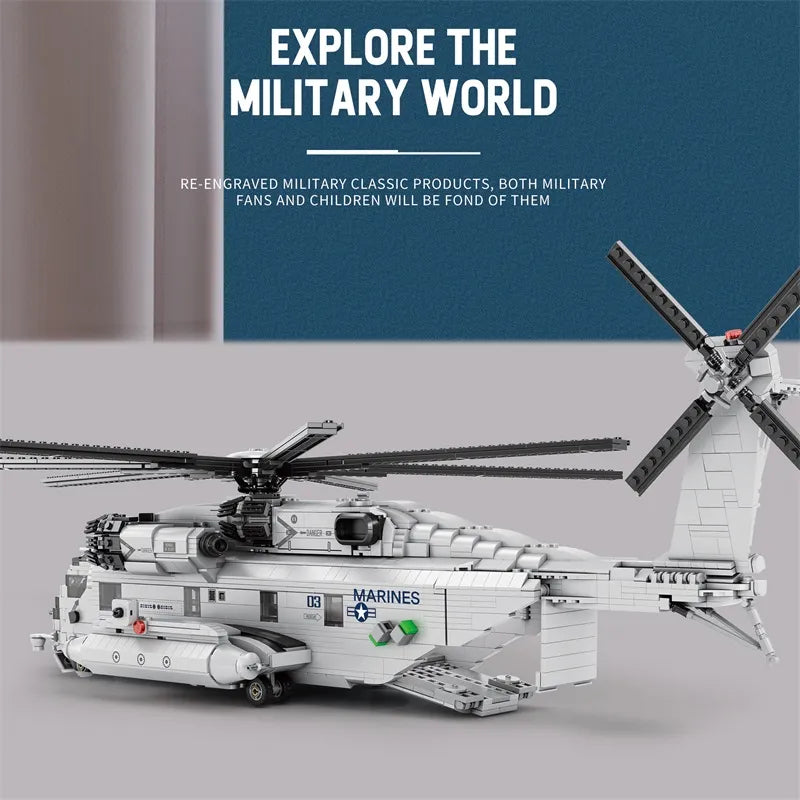 Reobrix 33037 CH-53 Helicopter Building Set