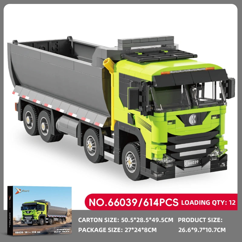 Xbert 66039 European Dump Truck Building Set