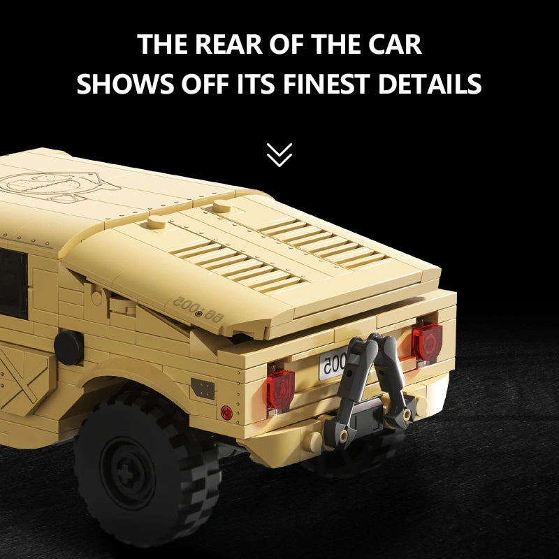 Xbert 66005 Military Vehicle H1 Car Model Building Set