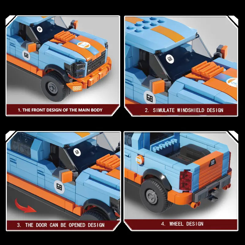Xbert 66004 F-150 Raptor Car Model Building Set