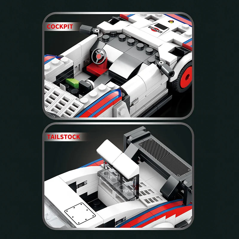 Reobrix 792 Porsche 935 Toy Car Building Set
