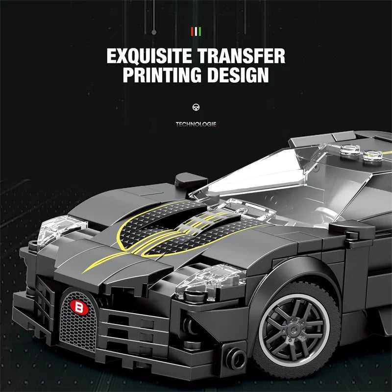 Reobrix 685 Bugatti La Voiture Noire Toy Car Building Set