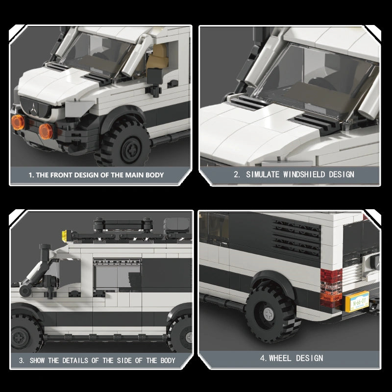 Xbert 66011 MB Racer 4×4 Car Model Building Set