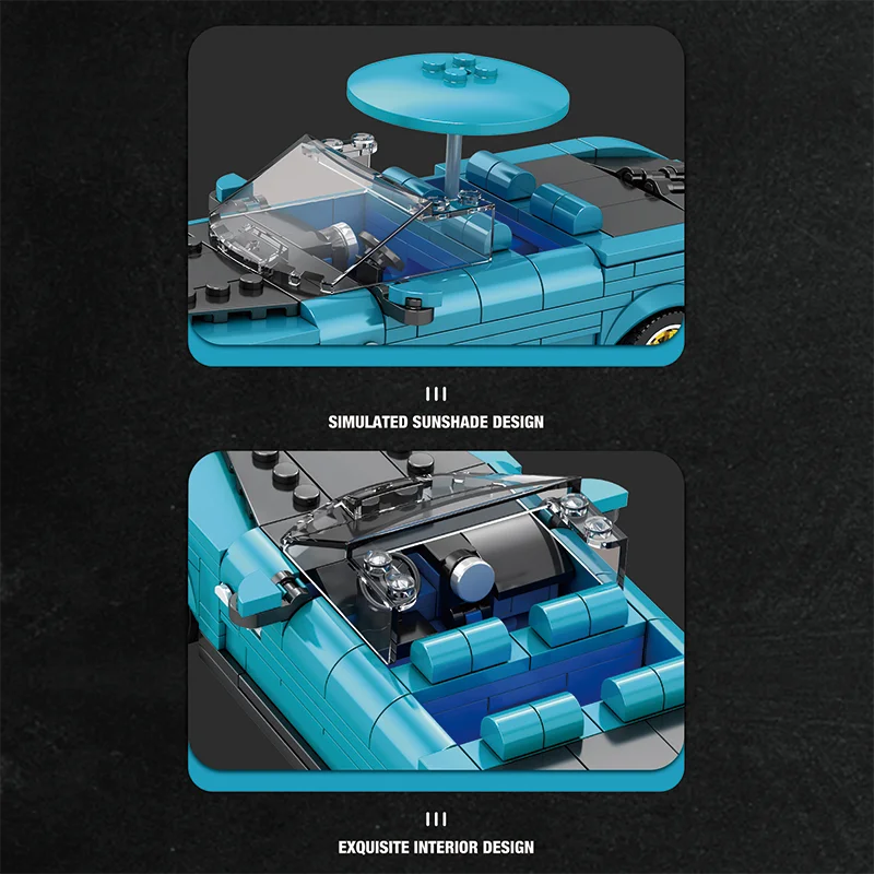 Reobrix 688 Rolls-Royce Boat Tail Toy Car Building Set