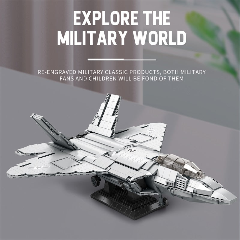 Reobrix 33020 F-22 Fighter Jet Building Sets