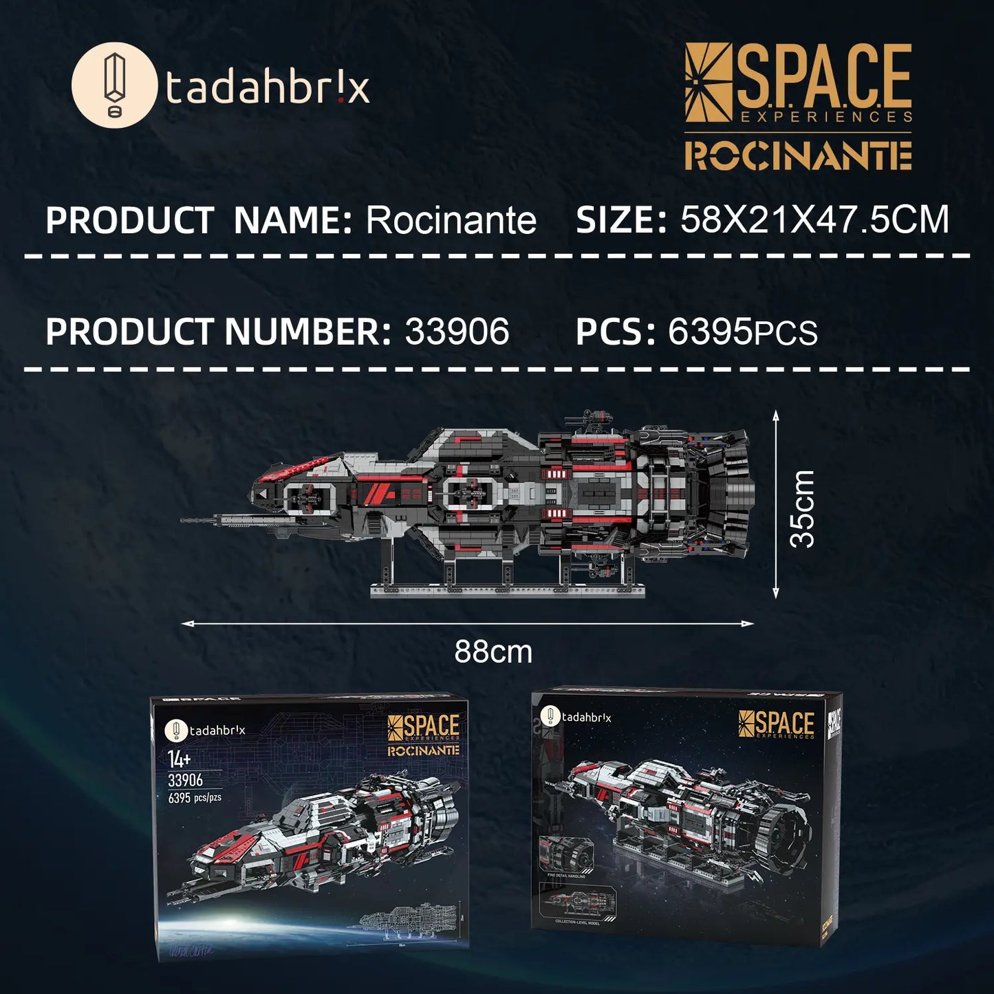 BAKA 33906 Rocinante Building Set