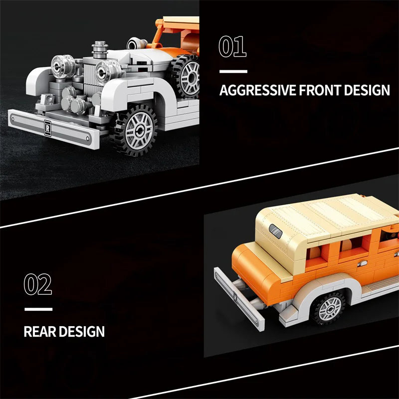 Reobrix 810 Rolls-Royce Phantom Toy Car Building Set