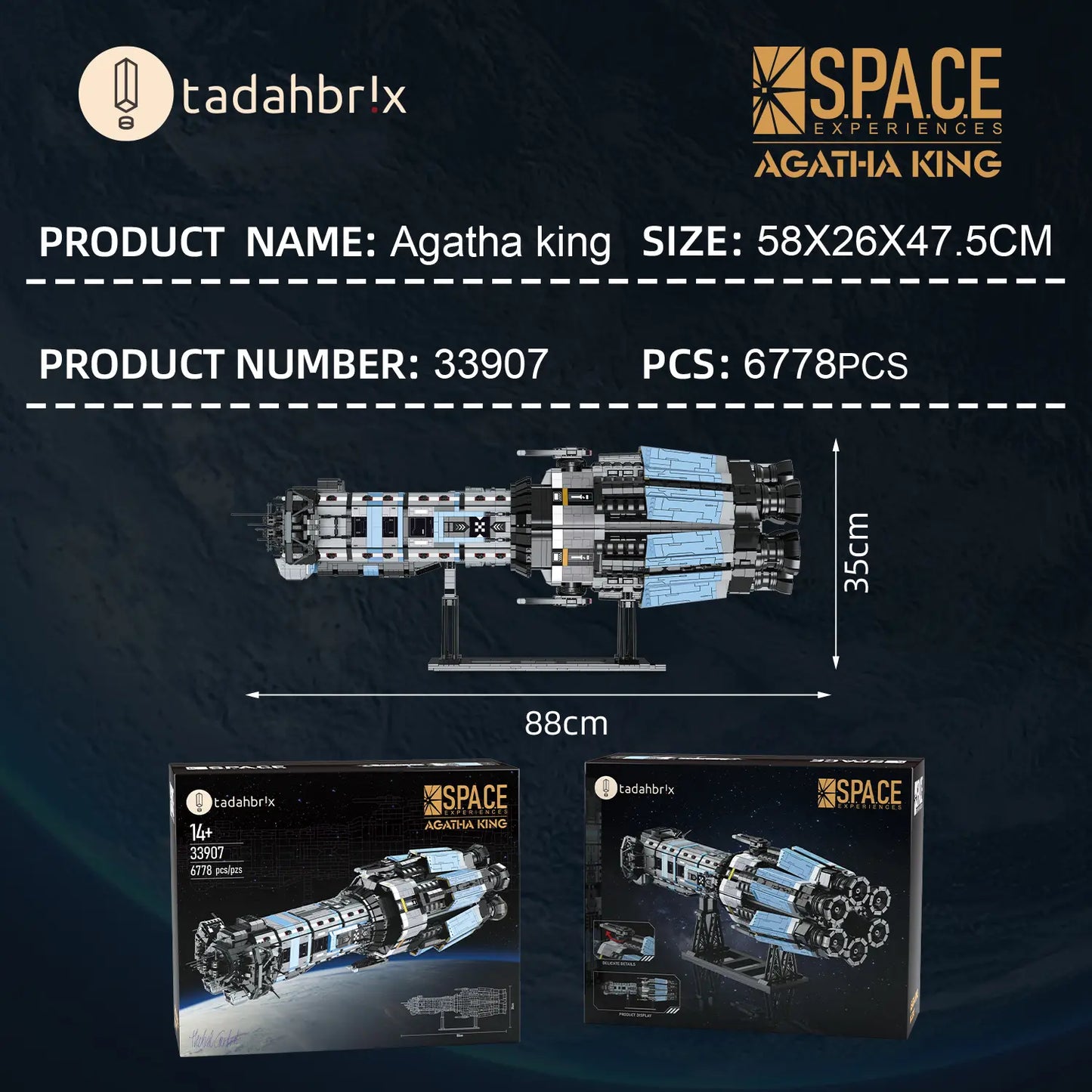BAKA 33907 Agatha King Building Set
