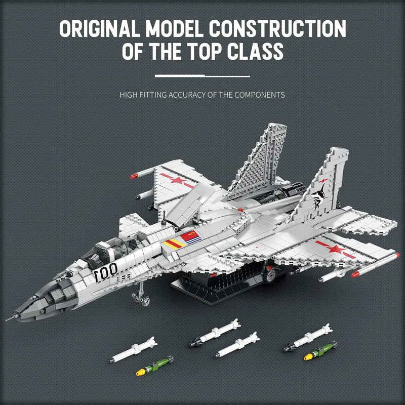 Reobrix 33023 J-15 Fighter Jet Building Sets