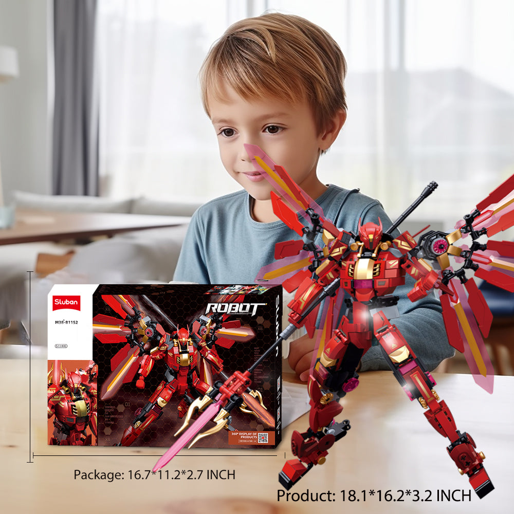 Samurai-Mech-Bausatz, 511 Teile