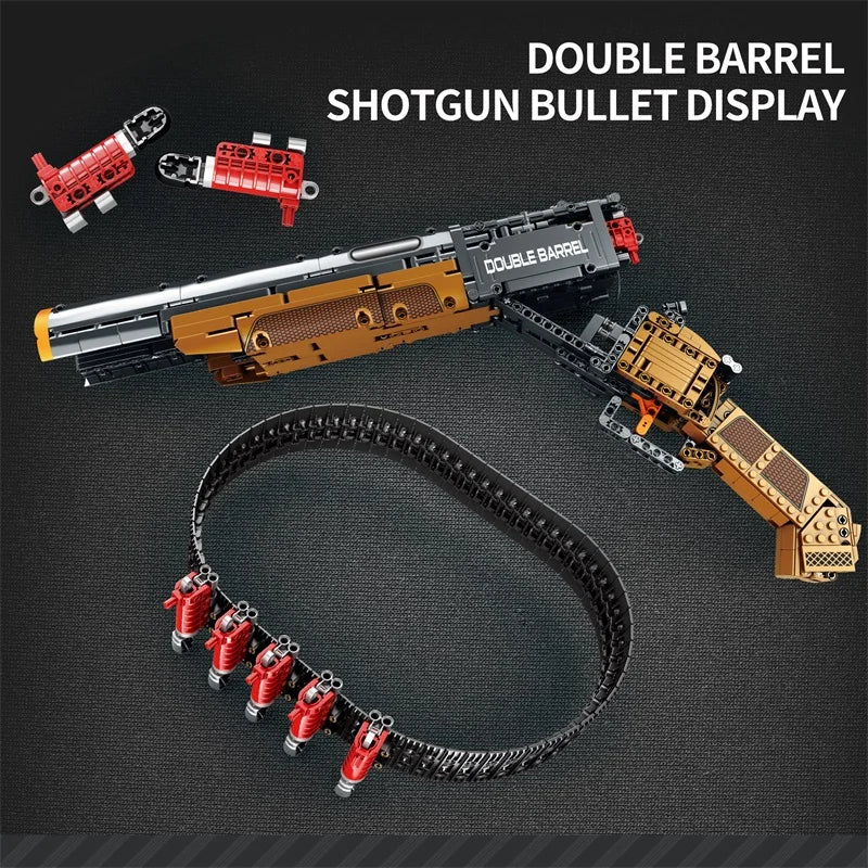 Reobrix 77028 Double Barreled Shotgun Toy Building Set