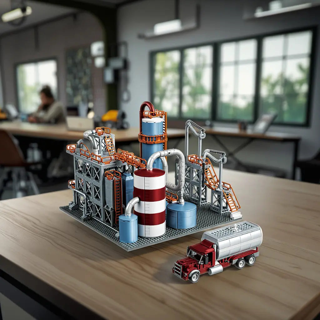 BAKA 33200 Refinery Building Set