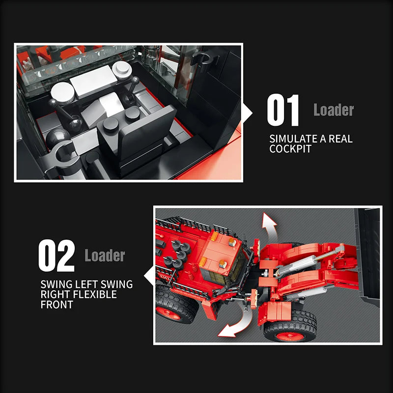 Reobrix 22010 Bulldozer Building Set