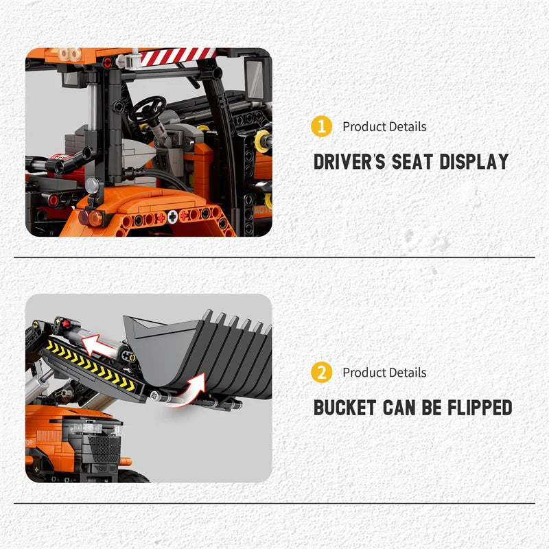 Reobrix 22024 Tractor Building Set