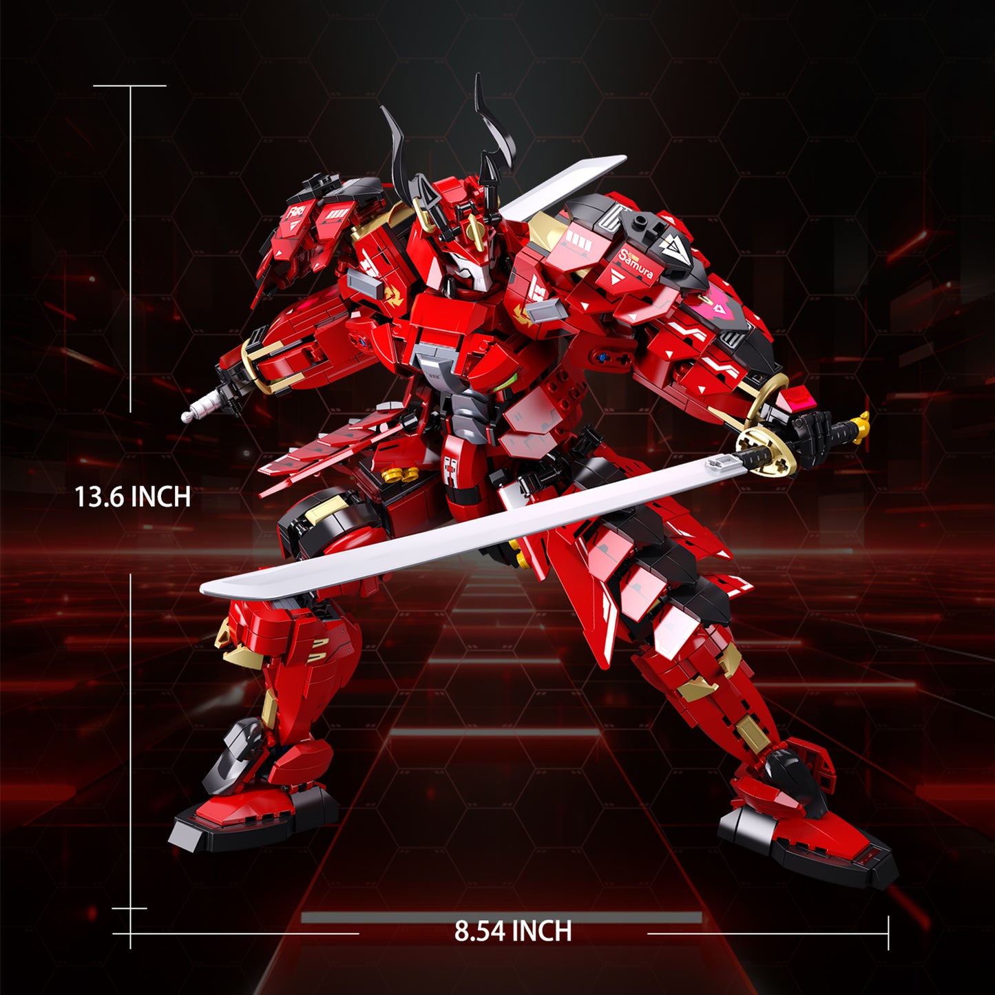 Samurai-Krieger-Mech-Bausatz