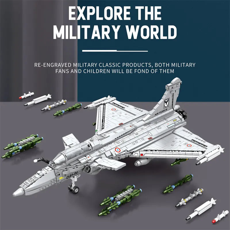 Reobrix 33035 Dassault Rafale Model Building Sets