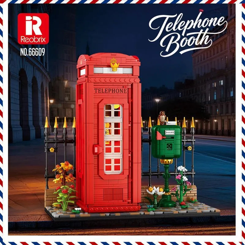Reobrix 66609 British Phone Booth