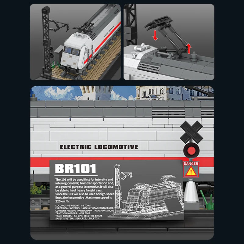 Reobrix 66802 BR101 Electric Locomotive