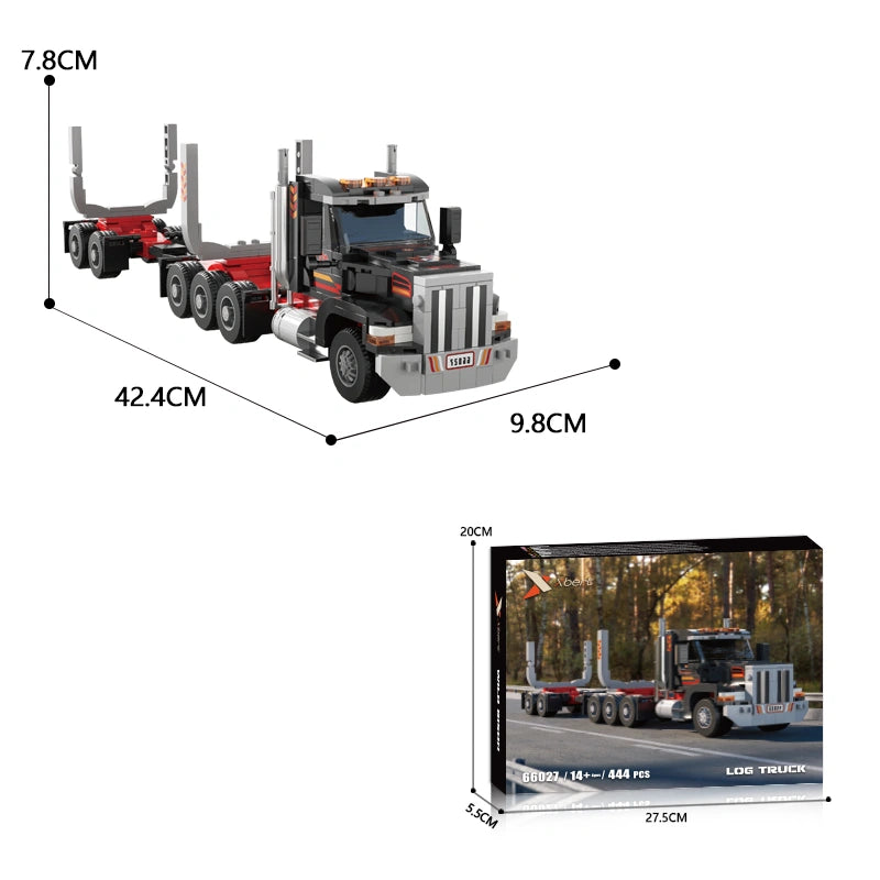 Xbert 66027 Log Truck Building Set