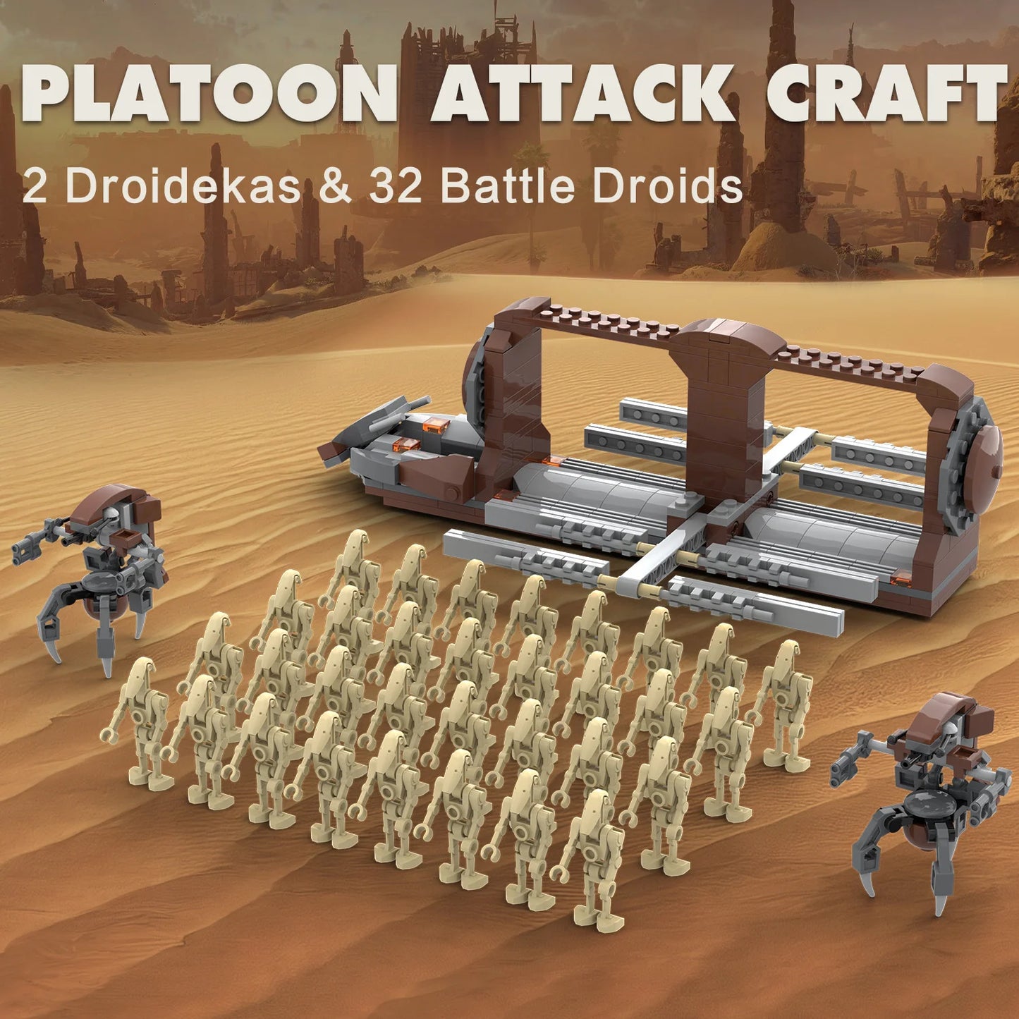 FreeTribe KK20002 Battle Army Troop Carrier Set