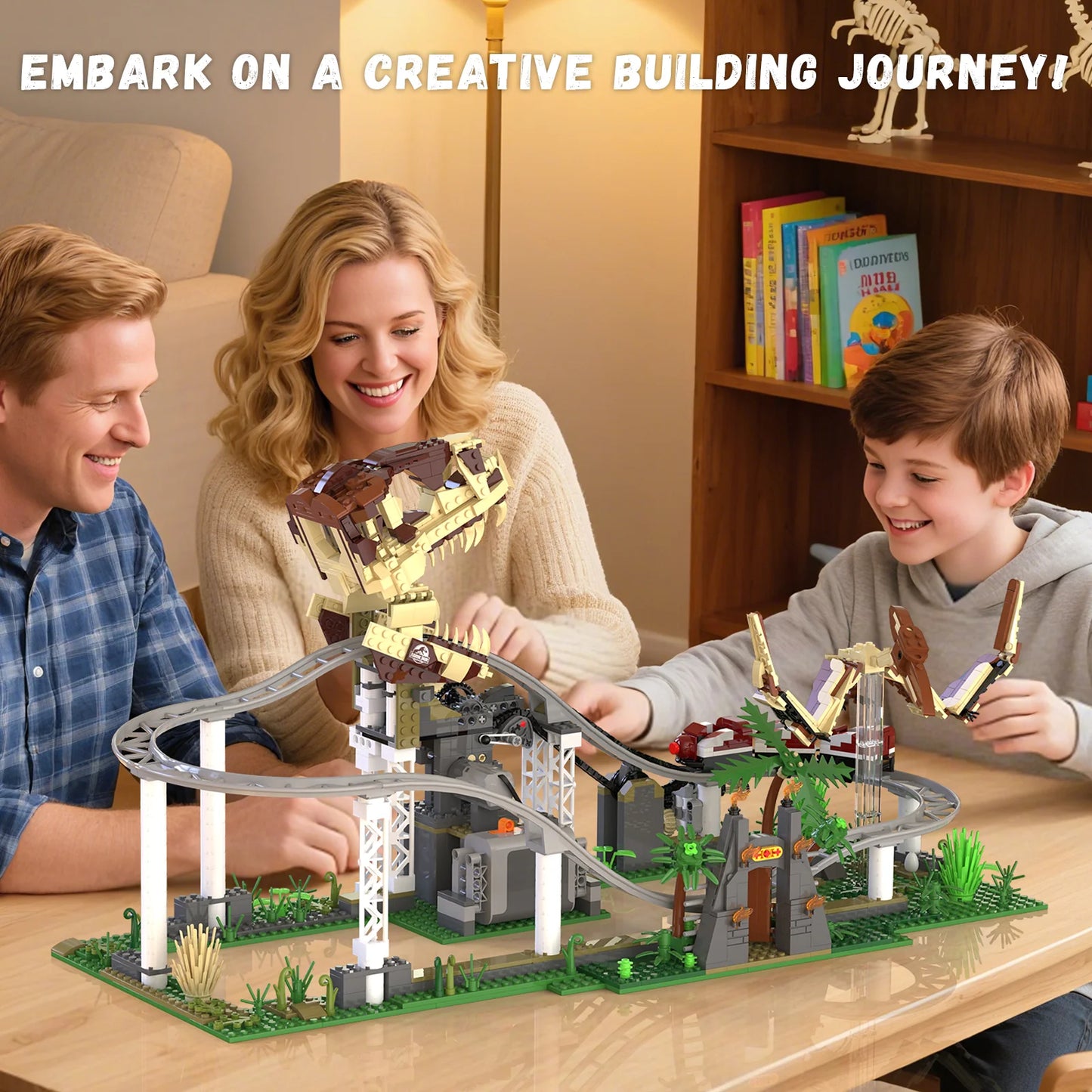 Xbert 66134 Dinosaur Roller Coaster