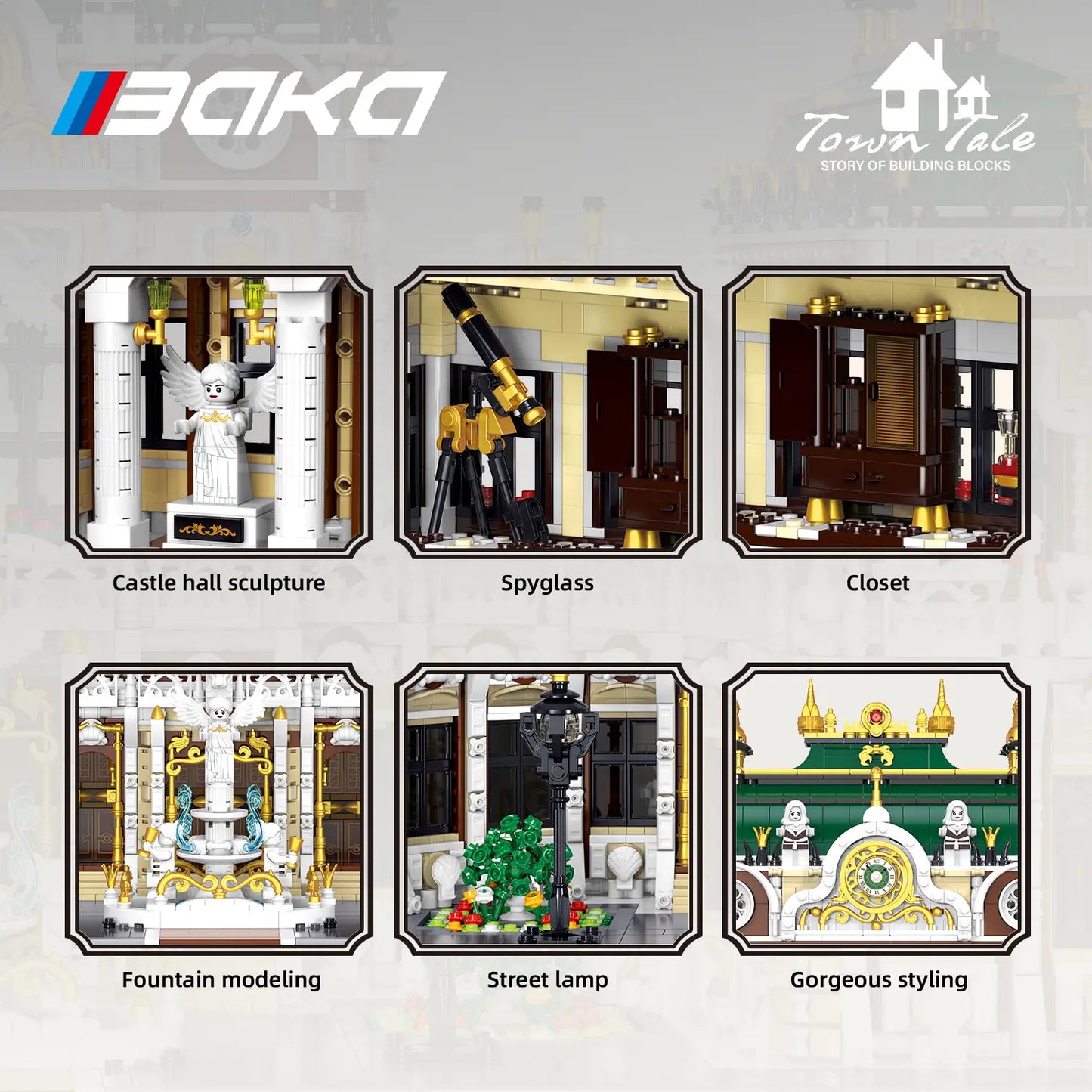BAKA 33221 Grand Palace Building Set