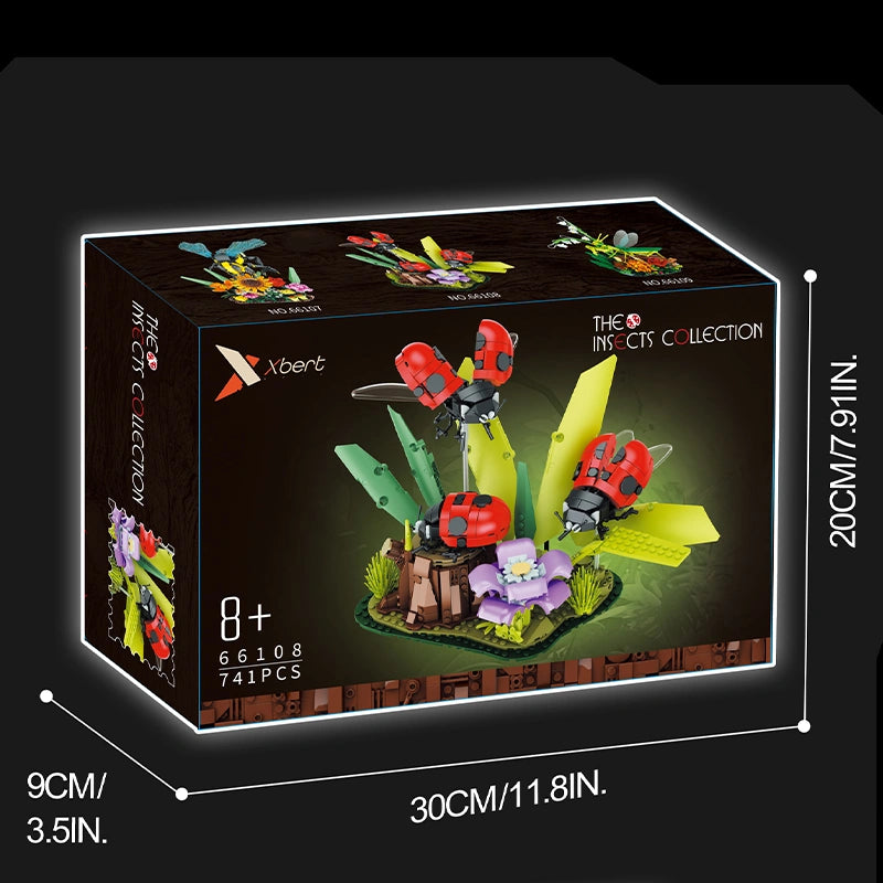 Xbert 66108 Flower and Ladybug Building Set