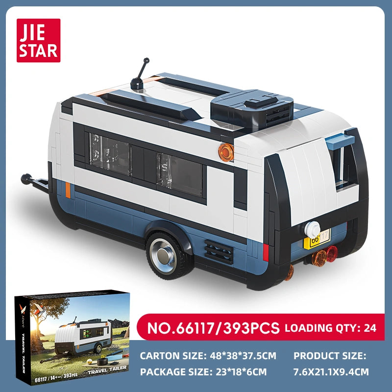 Xbert 66117 Travel Tailer Building Set