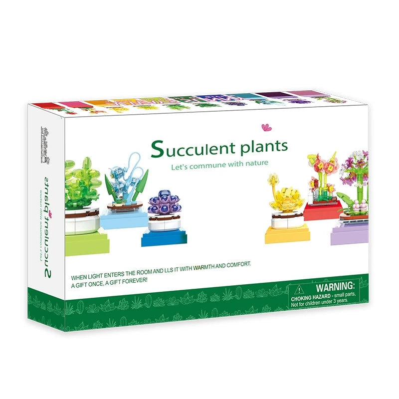 BAKA 33803 Succulent Plants Building Set