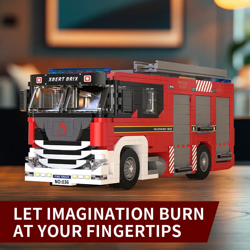 Xbert 66036 Fire Engine Building Set