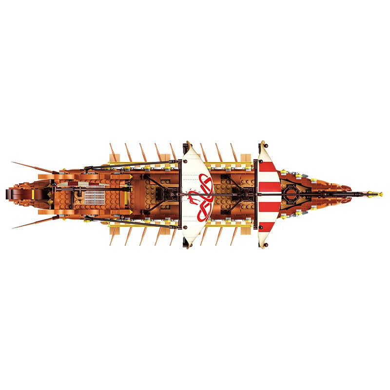 BAKA 33303 Ancient Warship Building Set