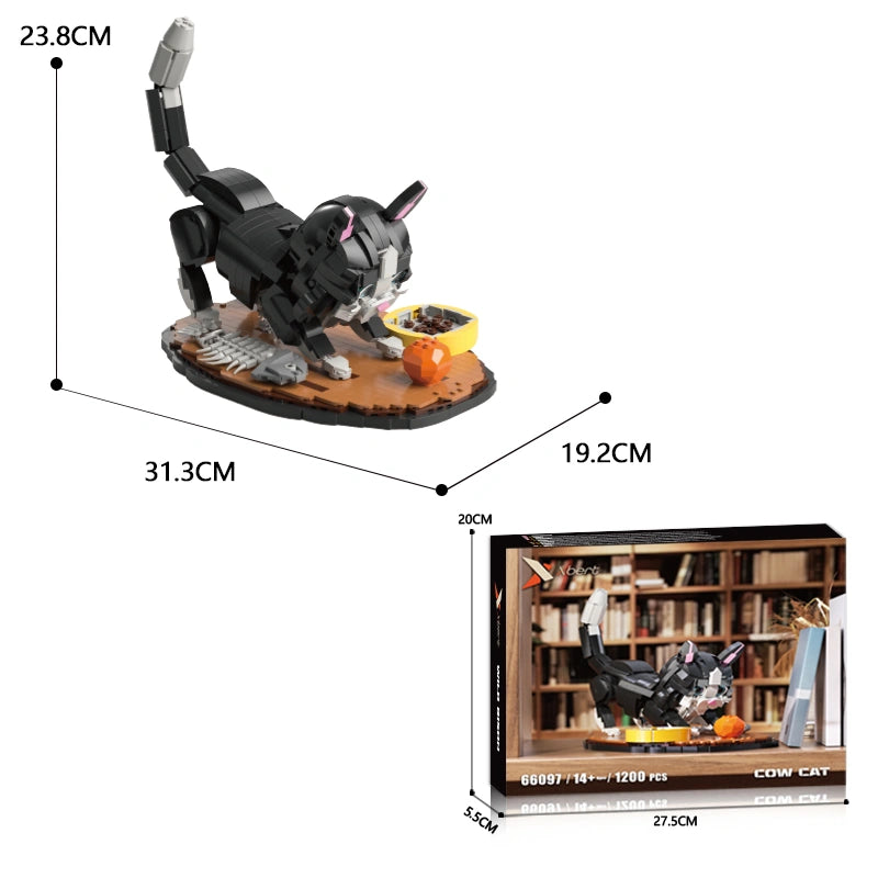 Xbert 66097 Cow Cat Building Set