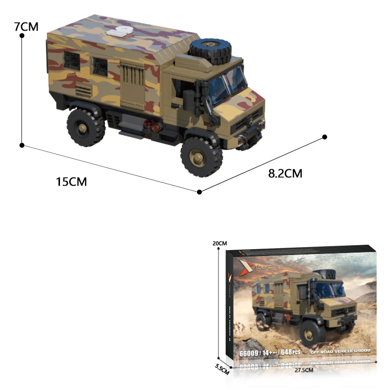 Xbert 66009 Off-Road Vehicle U4000 Car Model Building Set