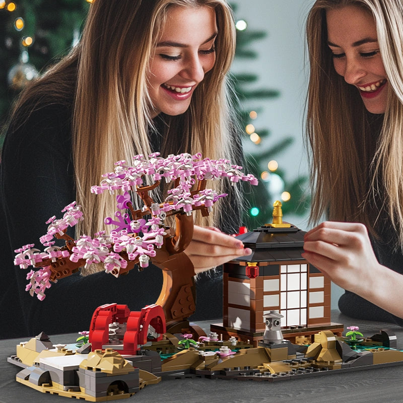 Xbert 66100 Cherry Blossom Garden Building Set