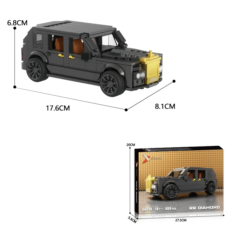Xbert 66014 RR Diamond Car Model Building Set
