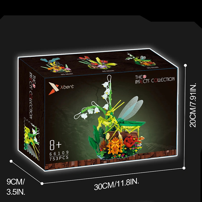 Xbert 66109 Mantis and Chrysanthemum Building Set