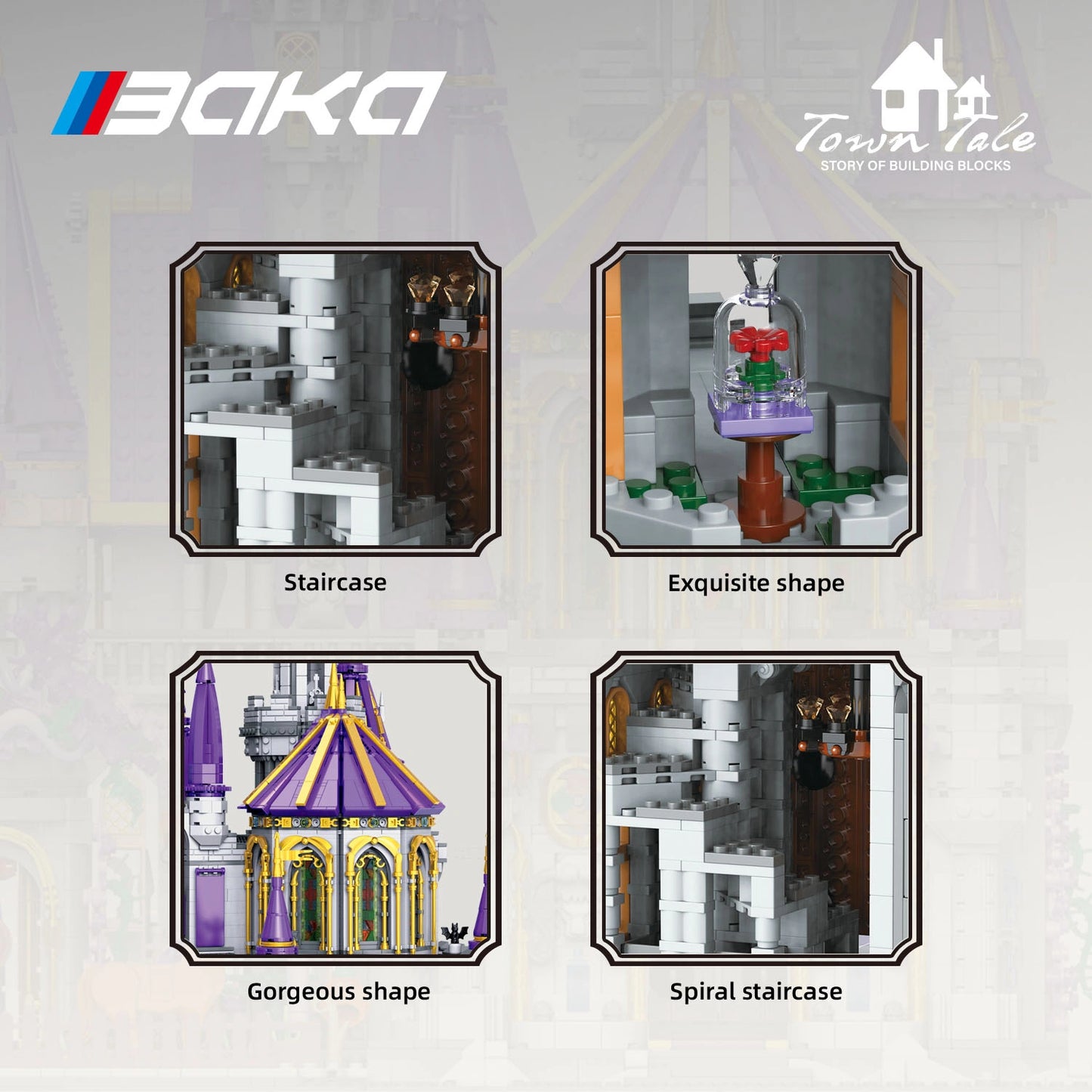 BAKA 33210 Magic Castle Building Set