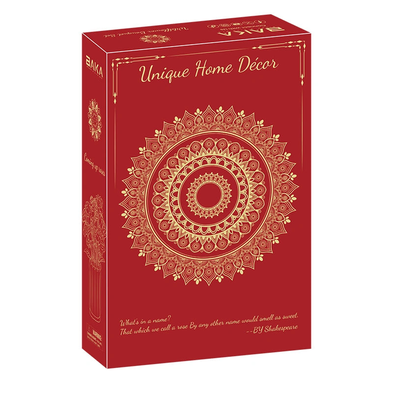BAKA 33801 Coming Up Roses Building Set with Vase