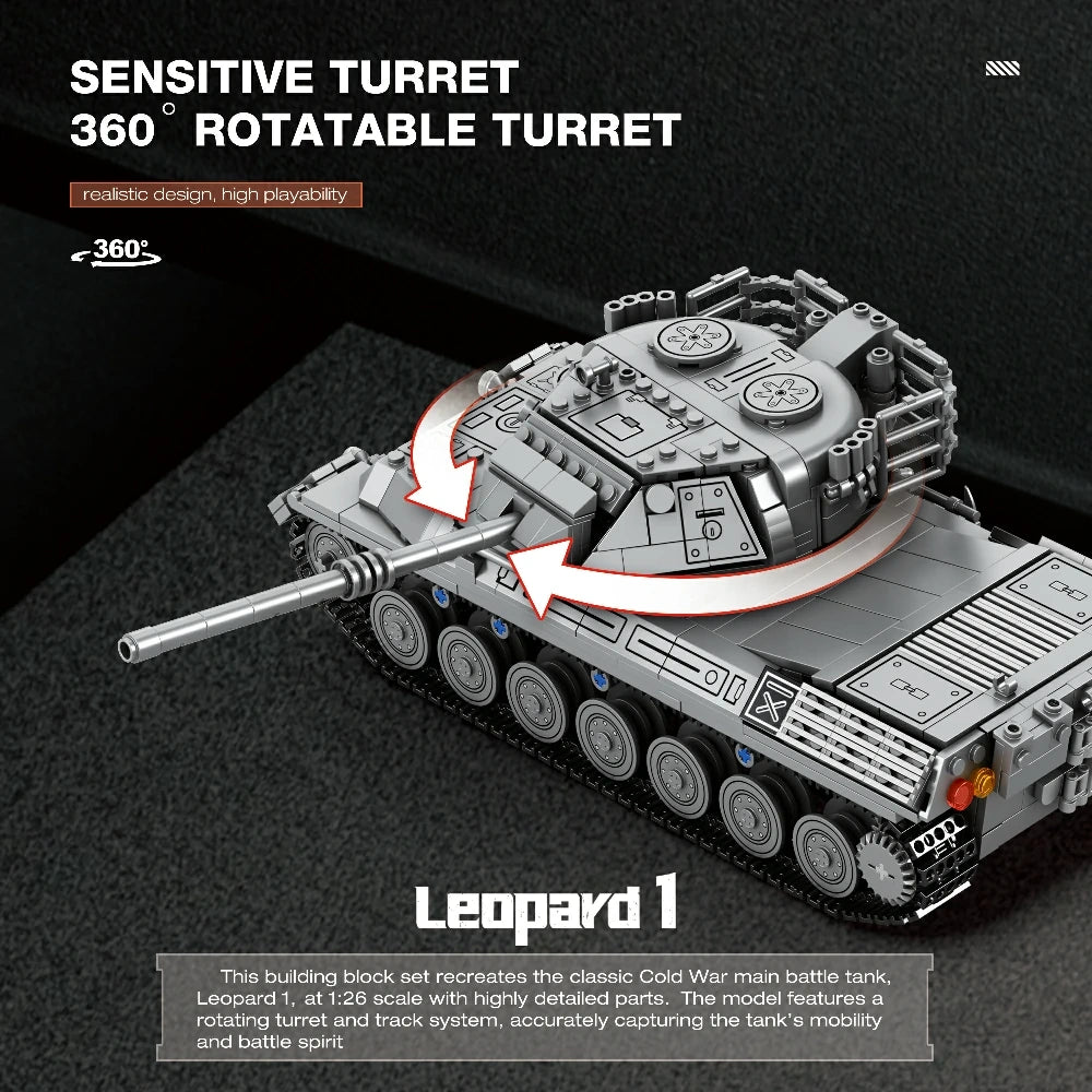 Reobrix 77038 Leopard 1 World of Tanks