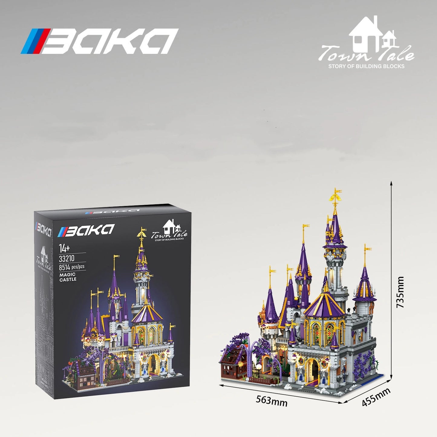 BAKA 33210 Magic Castle Building Set