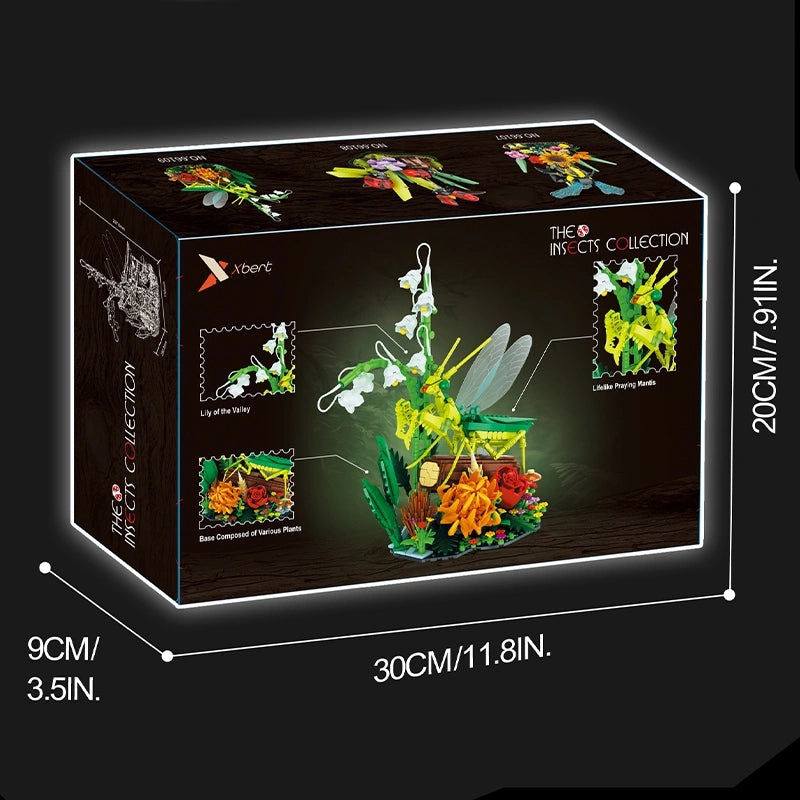 Xbert 66109 Mantis and Chrysanthemum Building Set
