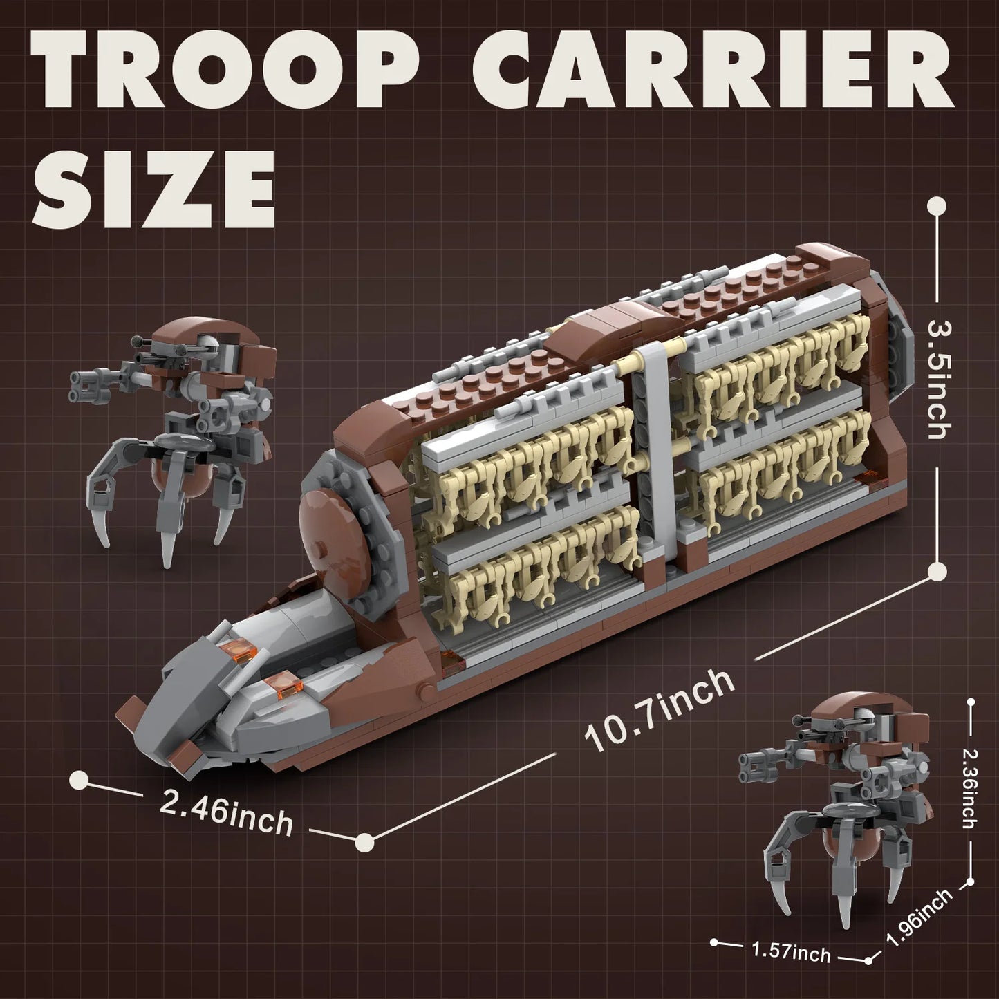 FreeTribe KK20002 Battle Army Troop Carrier Set