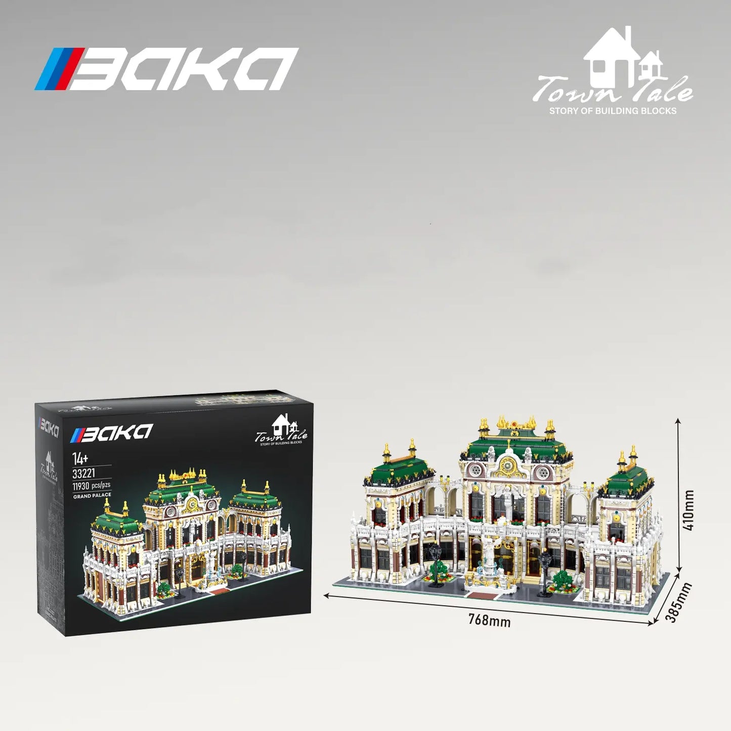 BAKA 33221 Grand Palace Building Set