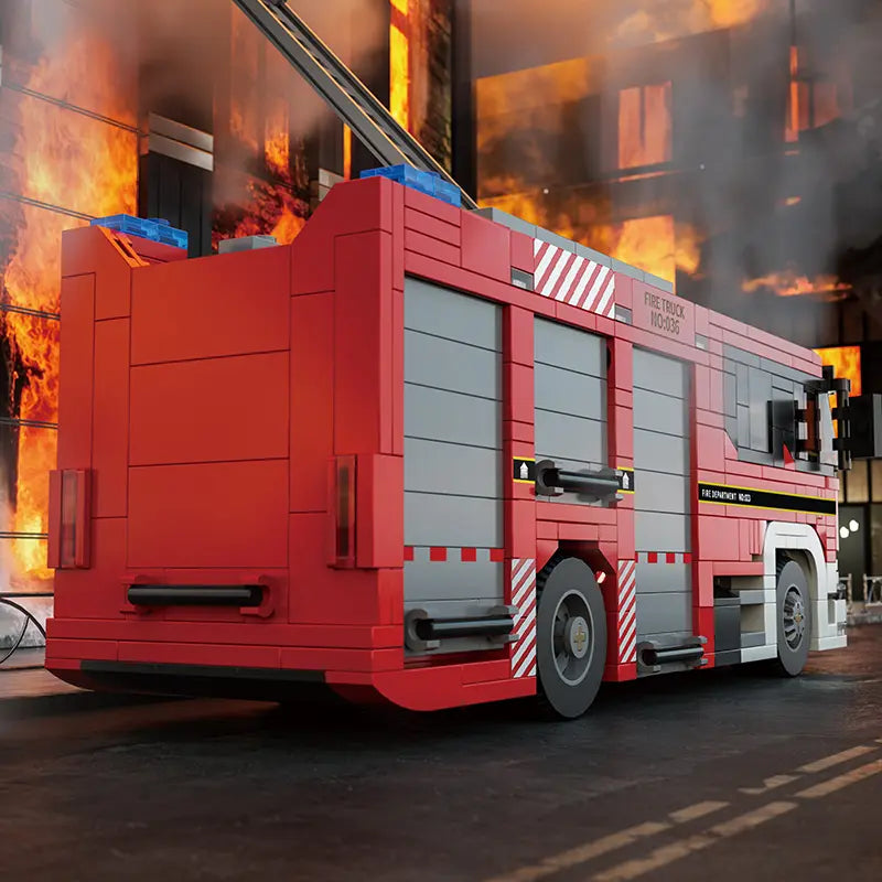 Xbert 66036 Fire Engine Building Set