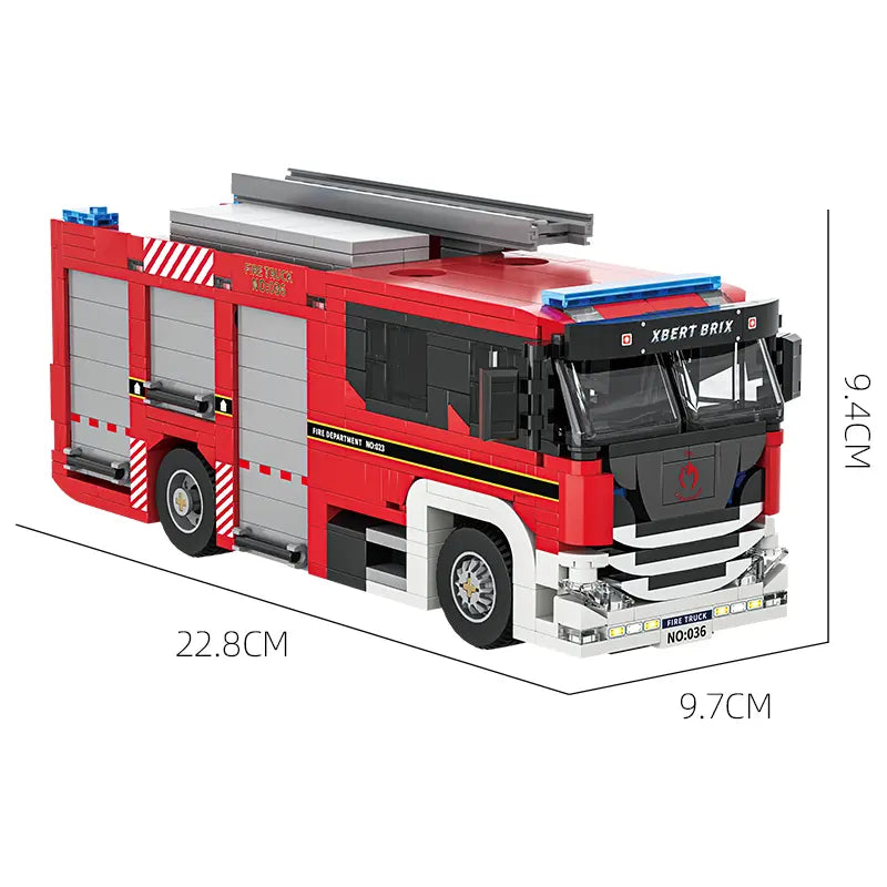 Xbert 66036 Fire Engine Building Set