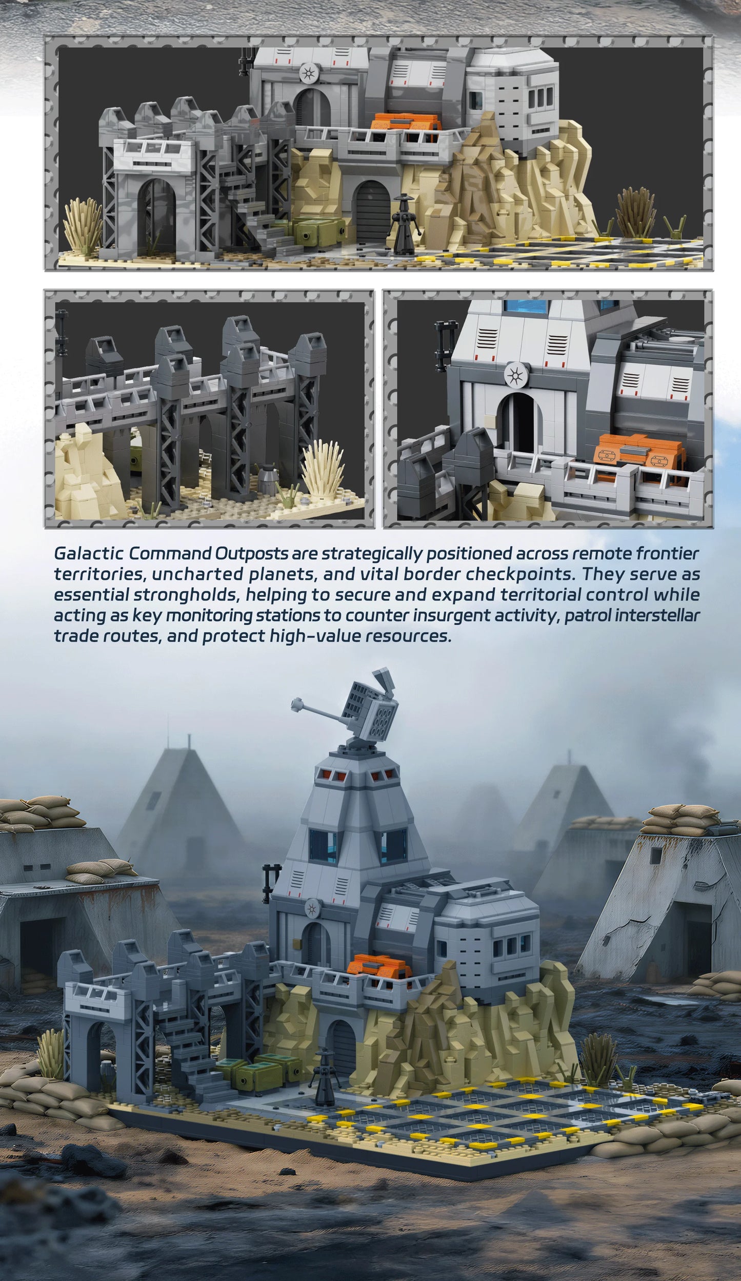 Amazing Block 90009 Galactic Command Outpost