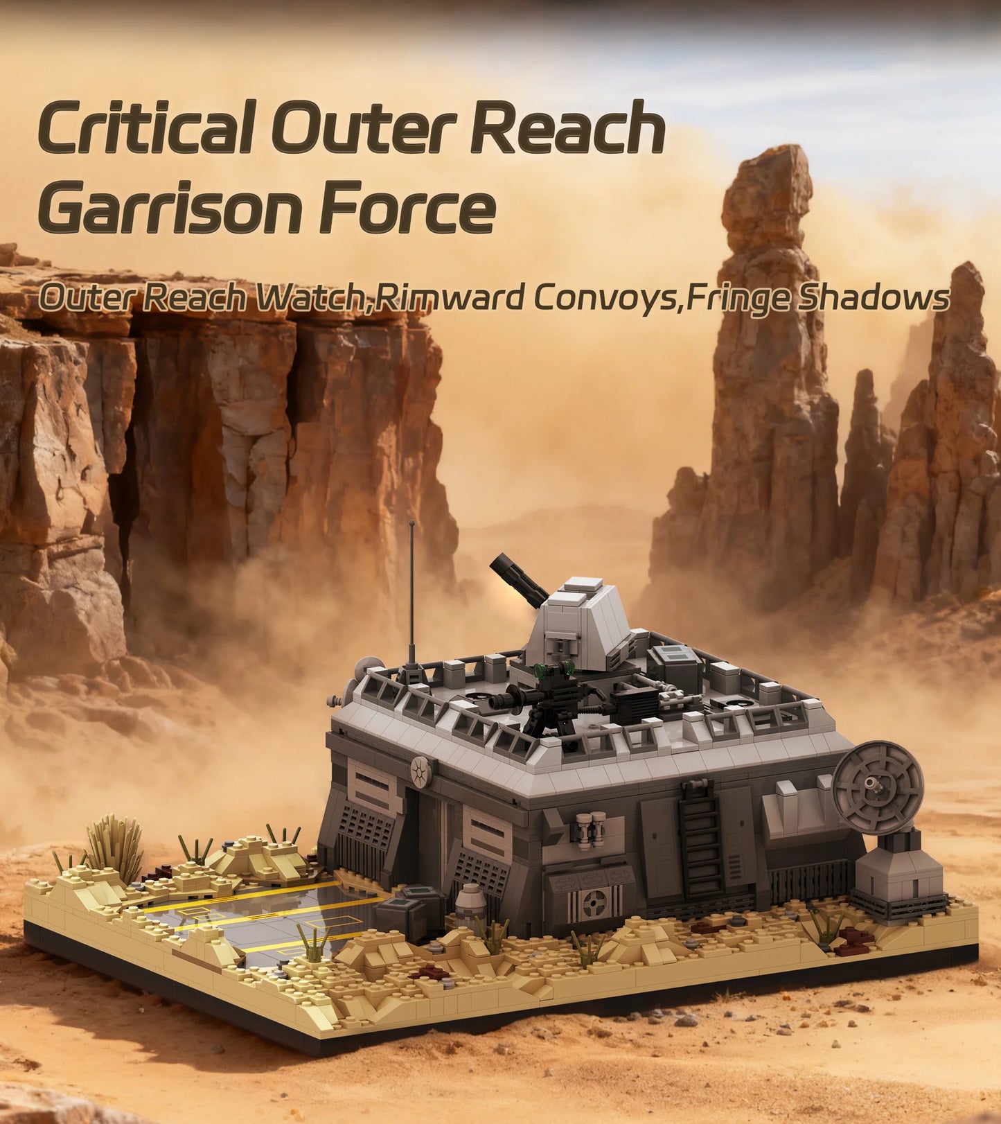 Amazing Block 90010 Galactic Frontier Garrison