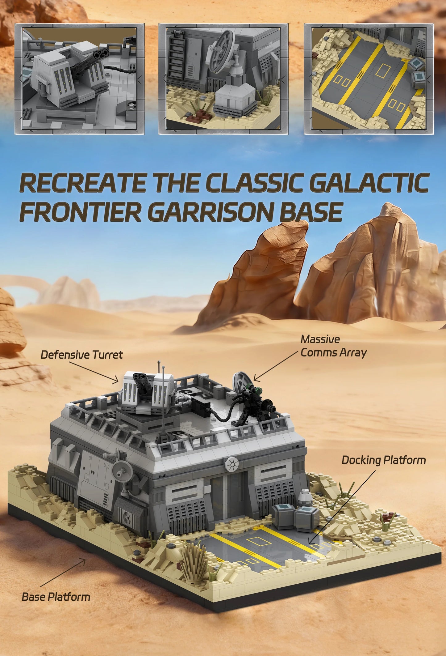 Amazing Block 90010 Galactic Frontier Garrison